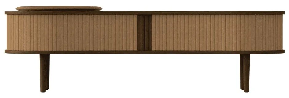 Маса за телевизор от дъбов декор в кафяв и светлокафяв цвят 140x40x46 cm Audacious – UMAGE