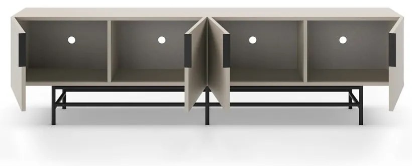 Кремава маса за телевизор 200x54,5 cm Eldia – Marckeric