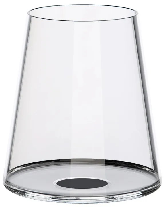 Комплект 2 бр кристални чаши за червено вино Trebonn SplitGlass 2025110, 450 мл, Ø9.2x10.5 см, Модулна система, Черен