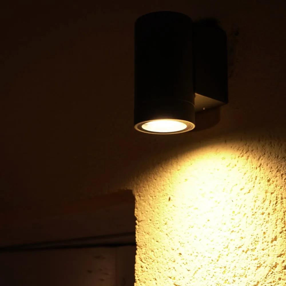 Кафява стенна лампа, височина 9 cm Rega - SULION