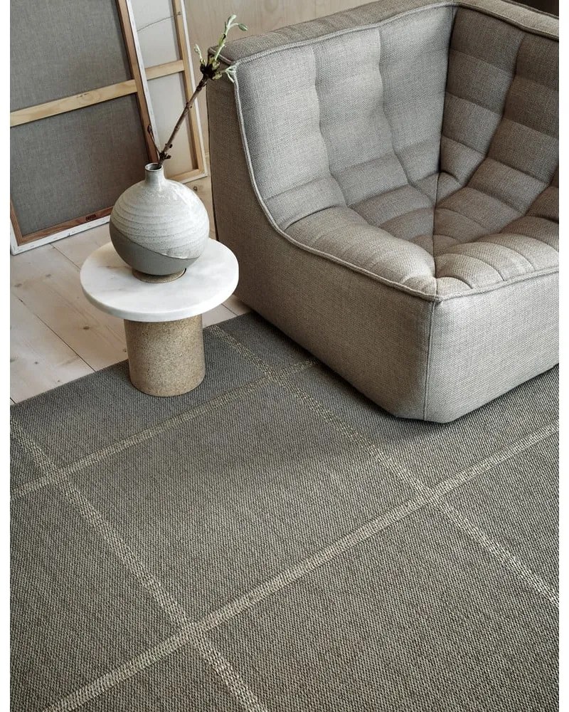 Бежова пътека за открито и закрито 70x150 cm Ada Dark Linen – Pappelina