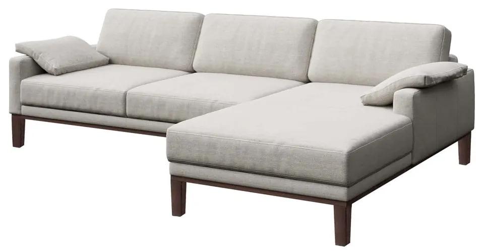 Кремав ъглов диван , десен ъгъл Musso - MESONICA