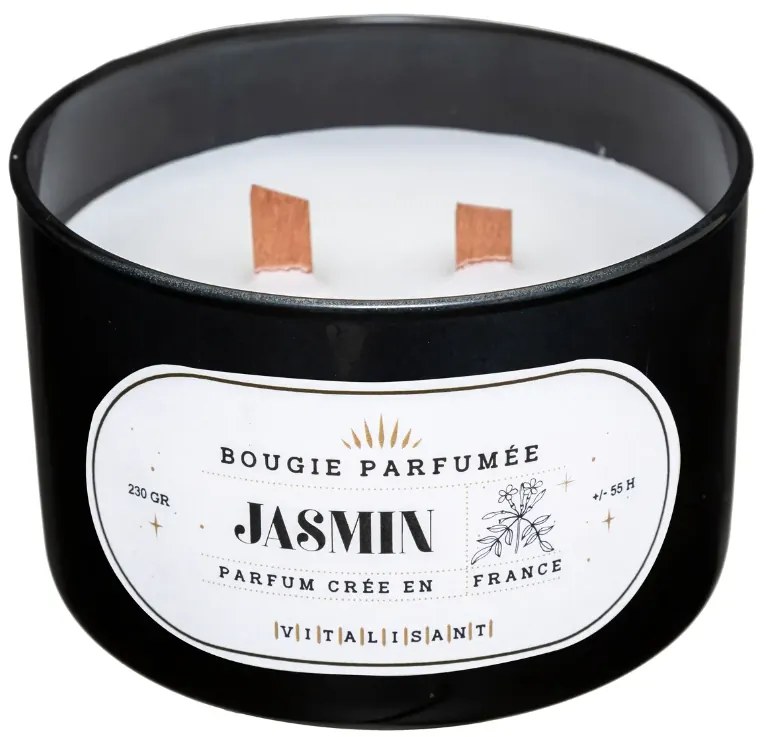 Ароматна свещ atmosphera Snow, Стъкло, 470 g - Jasmine