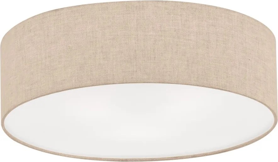 Бежово осветително тяло за таван с текстилен абажур ø 60 cm Thor – Fischer &amp; Honsel