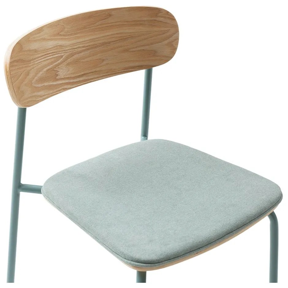 Зелени/естествени трапезни столове в комплект 2 бр. Adriana – Marckeric