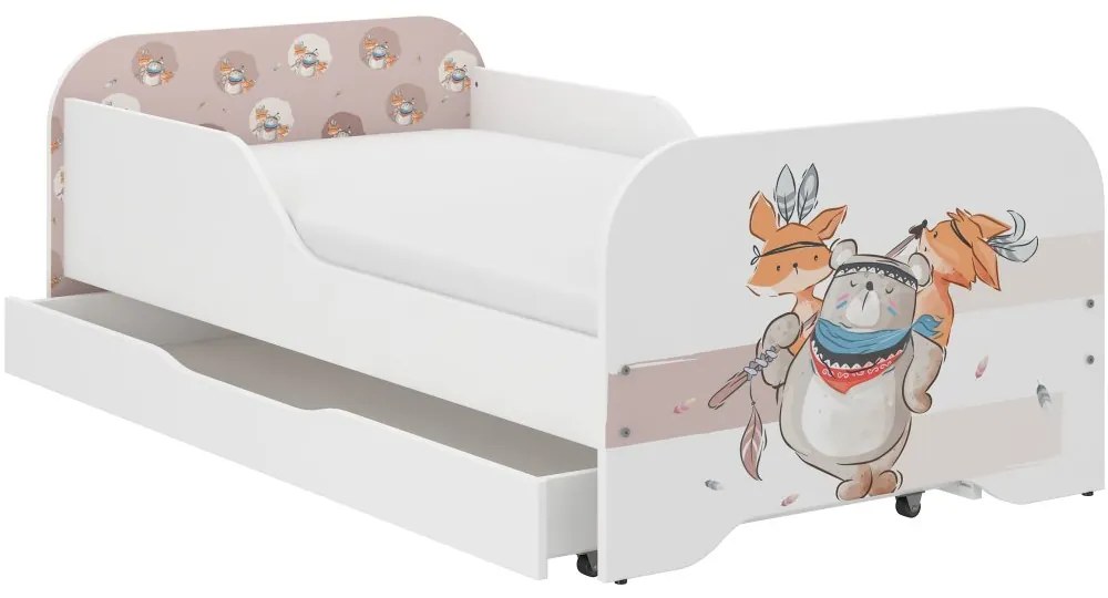 Детско легло Fairytale Three Friends 160 x 80 см