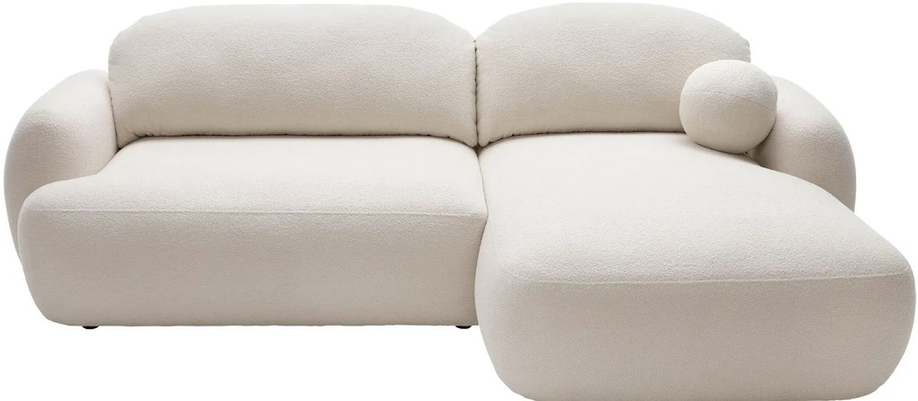 Ъглов диван Mayo-Кремаво-Дясно
