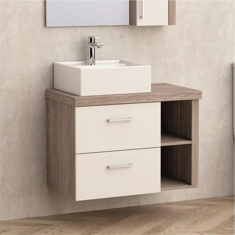 Конзолен PVC шкаф, ICP 754655, Inter Ceramic, 75x46x55см