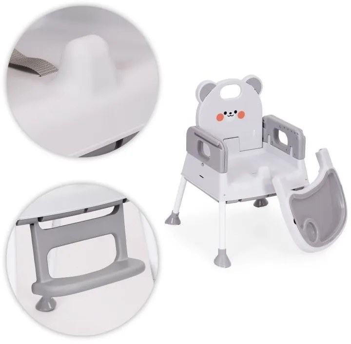Детски стол за хранене - многофункционален стол за хранене Panda