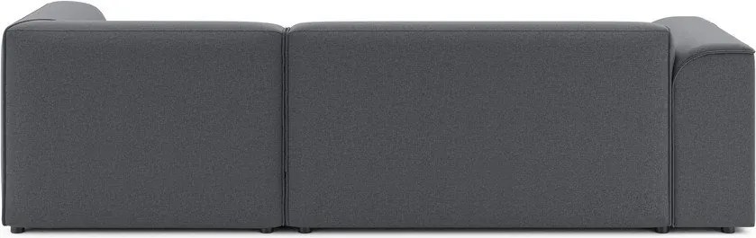 Тъмносив ъглов диван (десен ъгъл) Merid – Ropez