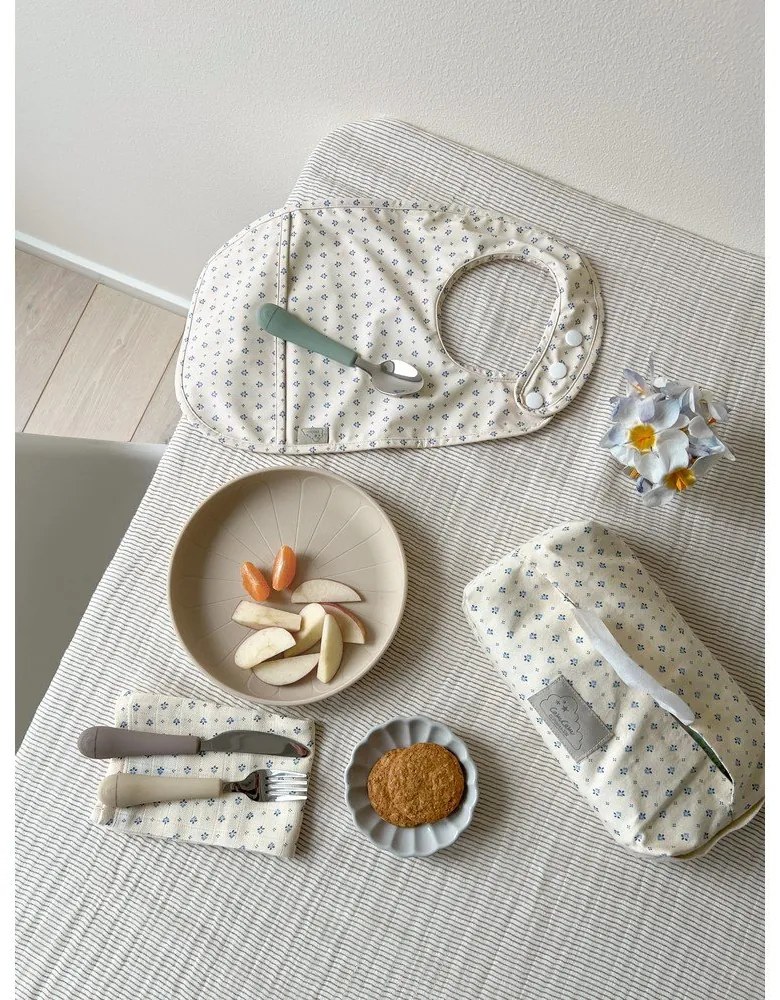 Кафяв/бежов детски прибори за хранене от силикон 3 бр. Olive Mix – Cam Cam Copenhagen