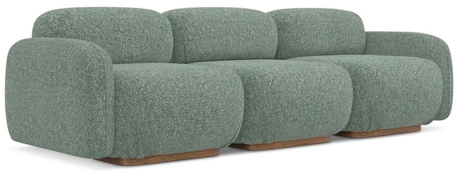 Светлозелен модулен диван 270 cm Ailani – Makamii