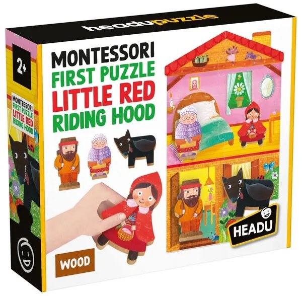 Образователен пъзел, Headu, Montessori, Моят първи пъзел, Червената шапчица