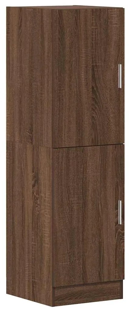 860118 vidaXL Кухненски шкаф, кафяв дъб, 38x41,5x131,5 см, инженерно дърво