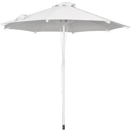 Aluminum umbrella Off White Кръгъл