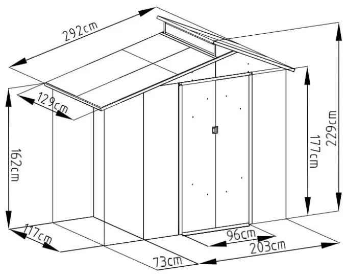 Градинска къща Oscar E-A – Rojaplast
