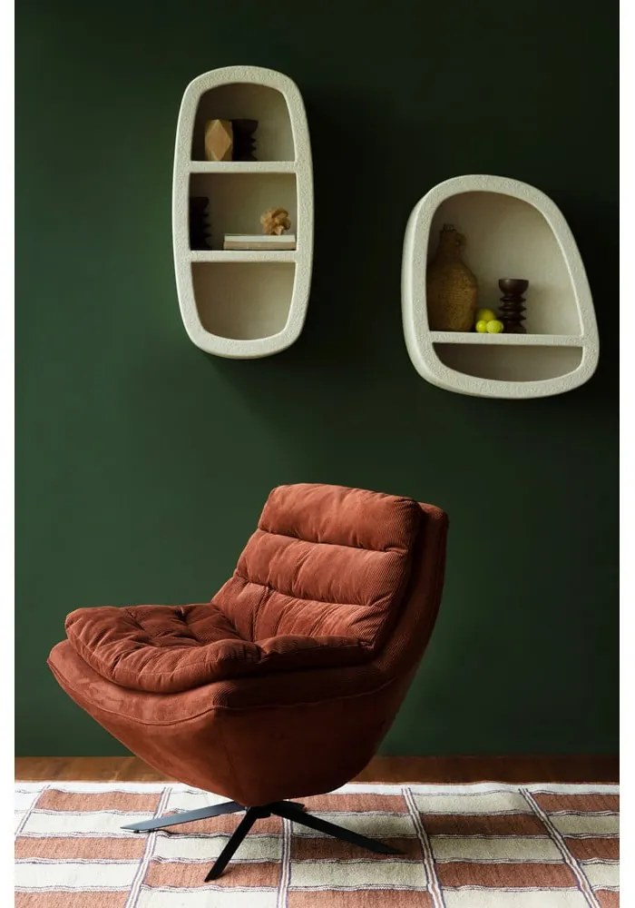 Кремав стенен рафт на няколко нива 23 cm Veda – Dutchbone