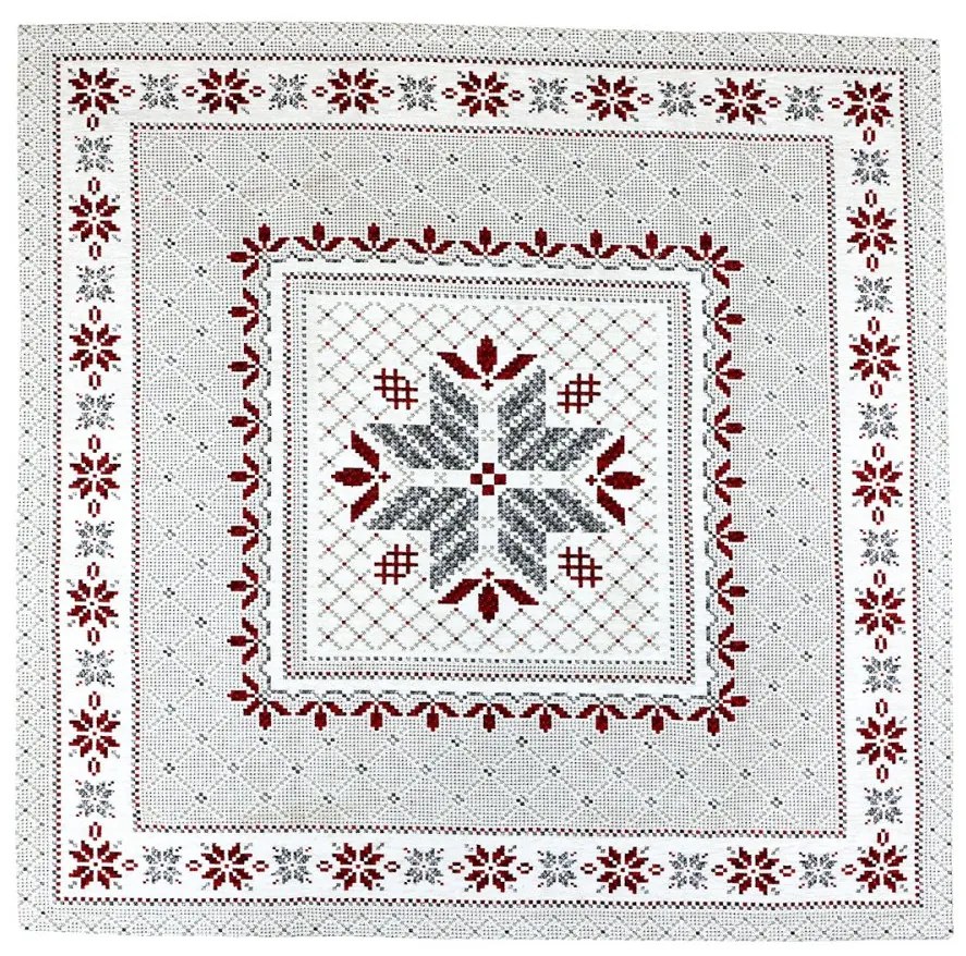 Тапицирана покривка с коледен мотив 90x90 cm