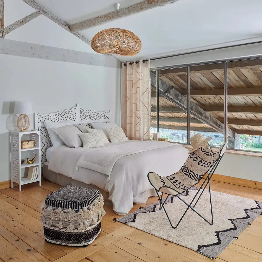 Спално бельо atmosphera Origines, 240x220 cm, Памук с ефект лен - Зелен