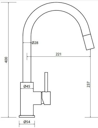Кухненски кран Eurorama Inox 702600-Mauro