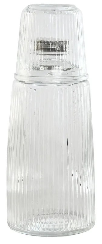 Бутилка за вода Home ESPRIT Прозрачен Кристал 240 ml 1 L