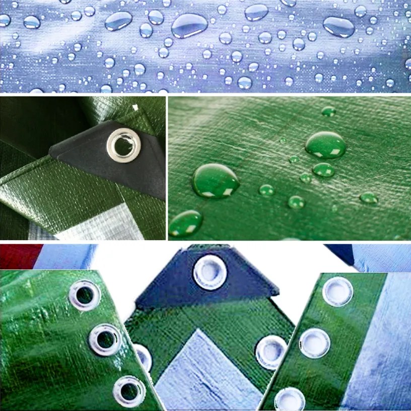 Зелено-сребриста мразоустойчива мушама 6m x 10m