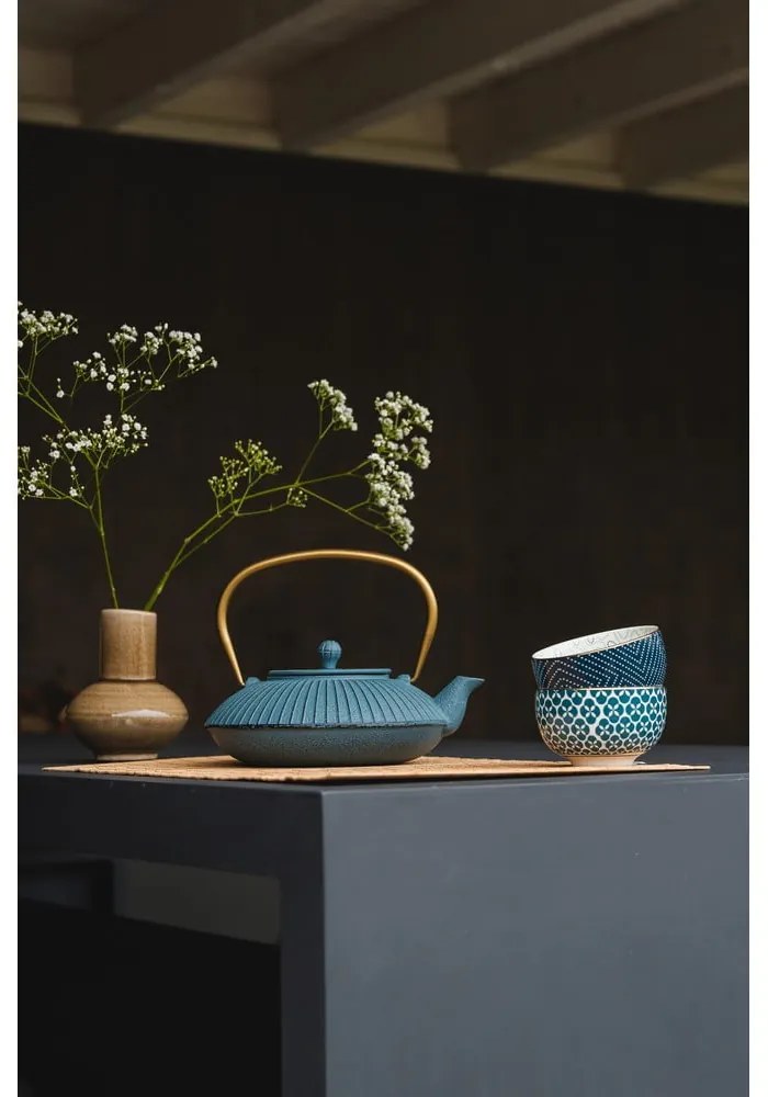 Син чугунен чайник 1,1 l Linhai – Bredemeijer