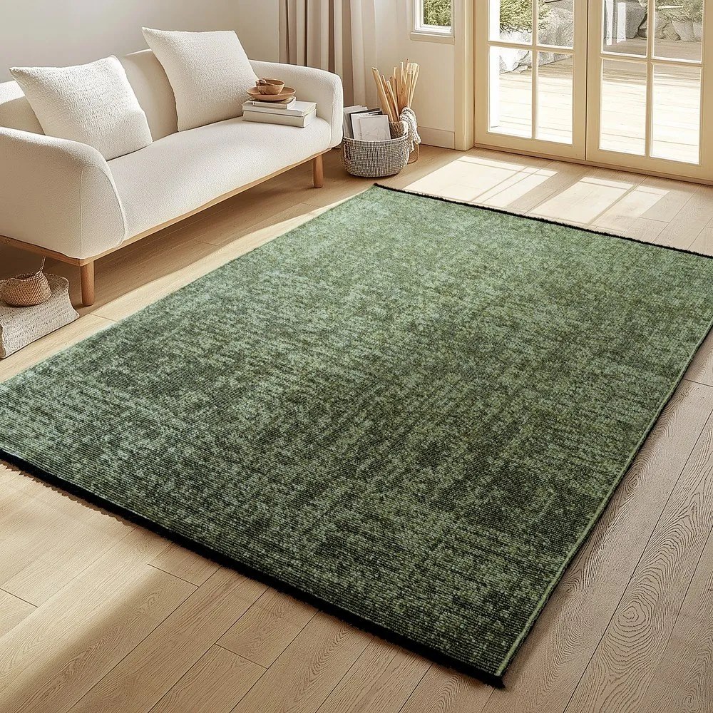 Зелен килим подходящ за пране 140x200 cm Space 1900 – Ayyildiz Carpets