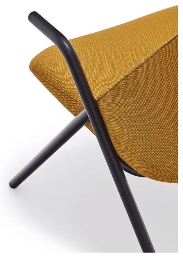 Жълт фотьойл , височина 90 cm Dins - Teulat