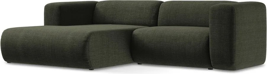 Зелен ъглов диван (ляв ъгъл) Ekahi – Makamii