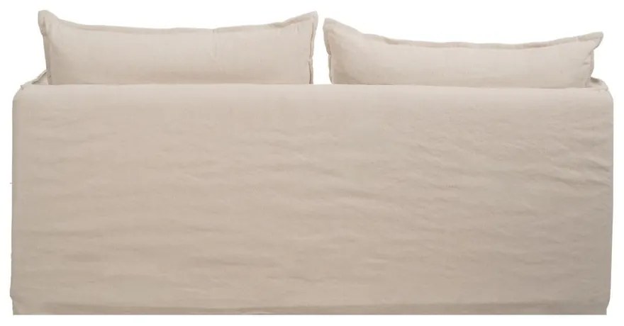 Кремав ленен диван 180 cm – Ixia