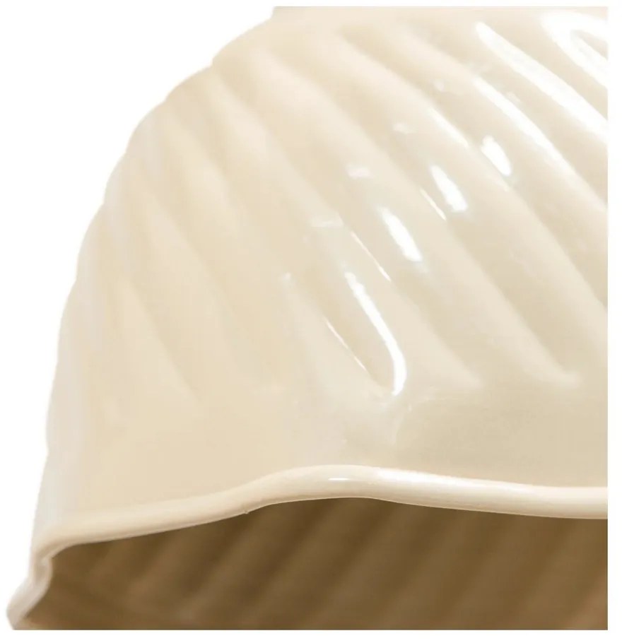 Бежово висящо осветително тяло с метален абажур Arleso – WOOOD