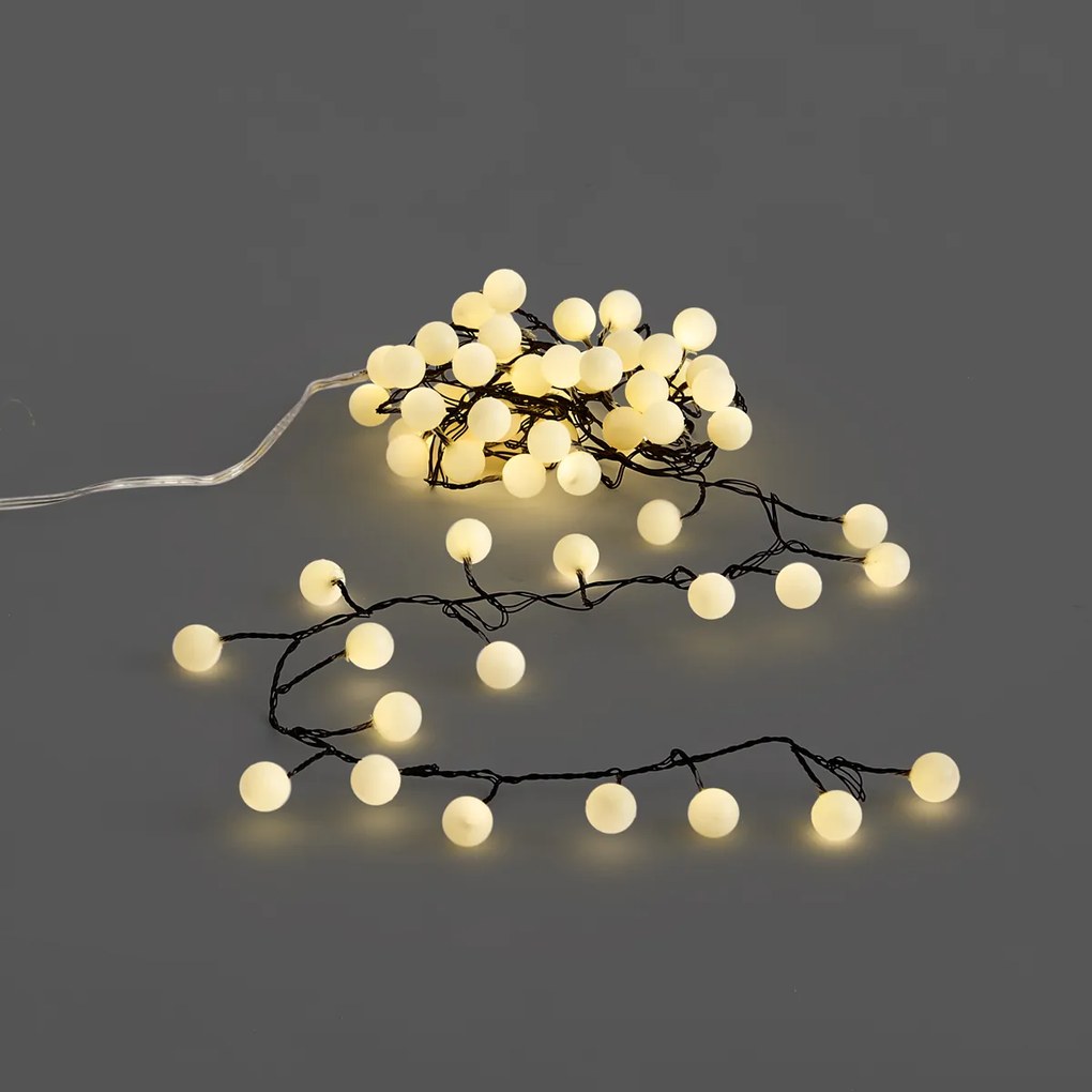 Коледни лампички зелени със 70 бели светодиода 3,5 м IP20 - Dasher