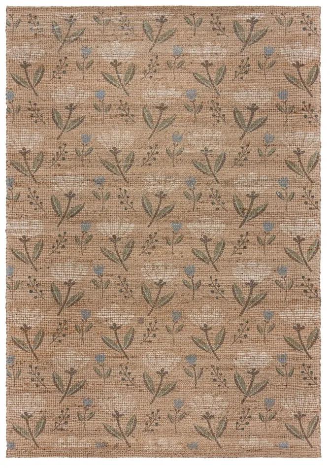 Ръчно изработен килим със смес от юта в естествен цвят 120x170 cm Arriana – Flair Rugs
