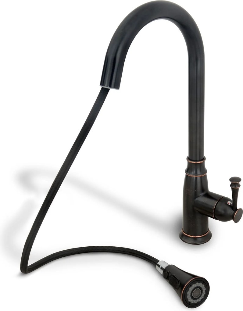 Смесител за кухня Rea Deco Old Black High