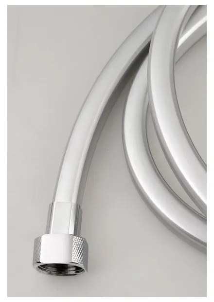 Пластмасов душ маркуч в сребрист цвят Quadroflex – Sapho