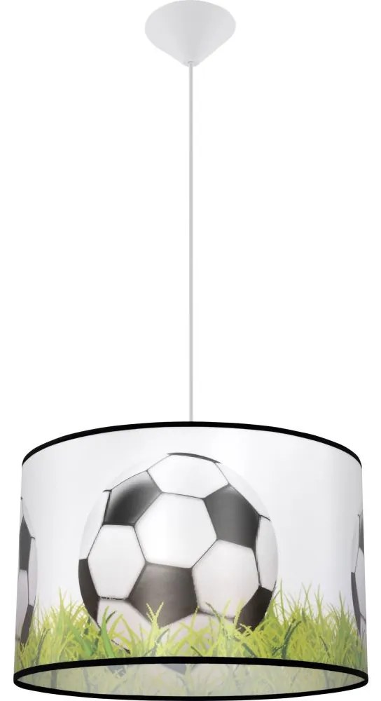 Sollux SL.1429 - Детски пендел FOOTBALL 1xE27/15W/230V Ø 40 см