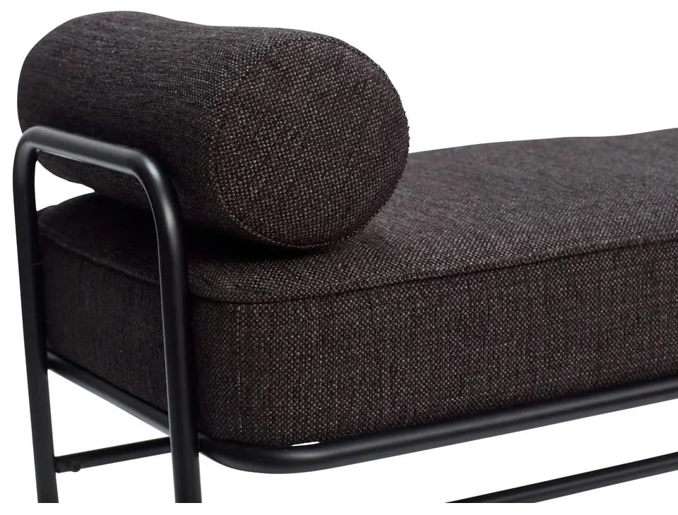 Кафяв стол за отдих с възглавница Pipe - Hübsch