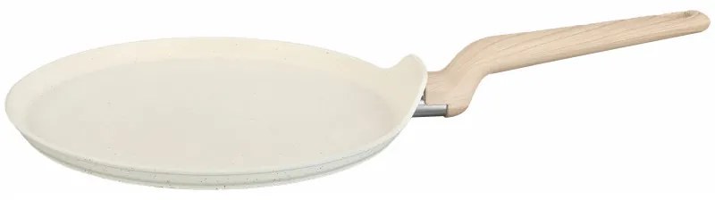 Тиган за палачинки Oliver Voltz Nice OV54422E26, 26 см, Мраморно покритие, Индукция, Бежов