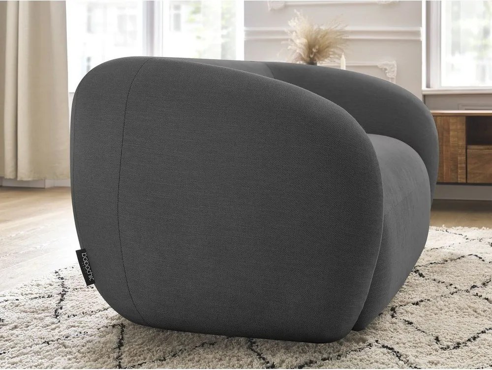 Тъмносив шенилов диван 160 cm Celine – Bobochic Paris