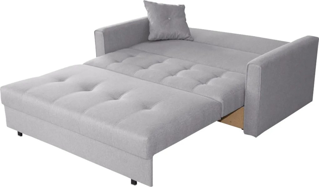 Разтегателен диван Viva Lux III двуместен -Сива светлина