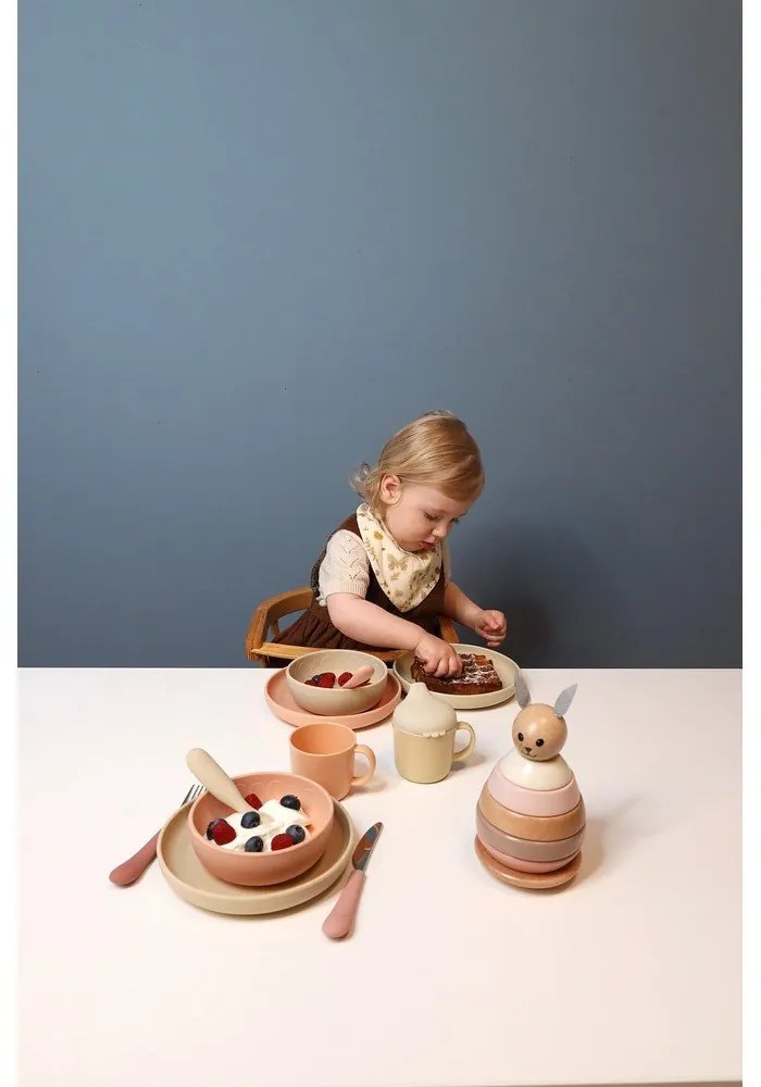 Детски прибори за хранене от силикон 3 бр. Rose Mix – Cam Cam Copenhagen