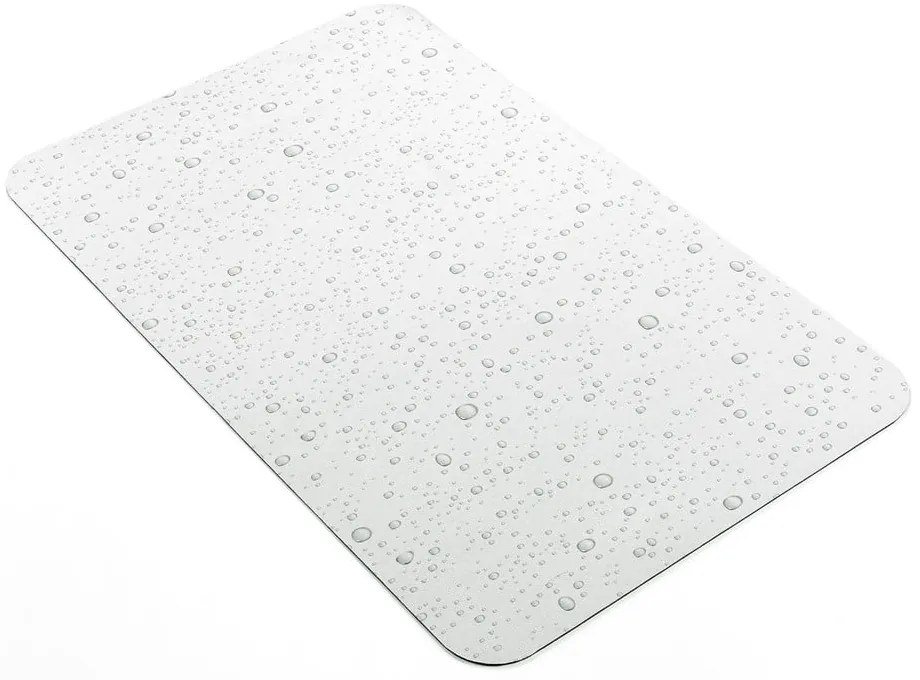 Светлосив килим за баня 50x120 cm Splash – douceur d'intérieur