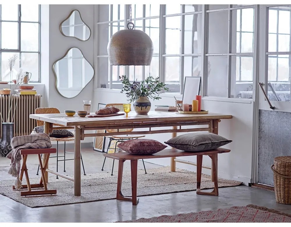 Ръчно изработен килим от морска трева в естествен цвят 150x245 cm Enzov – Bloomingville