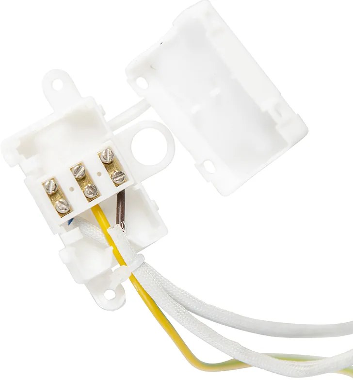 Елегантна стенна лампа златиста с син кадифен абажур - Matt