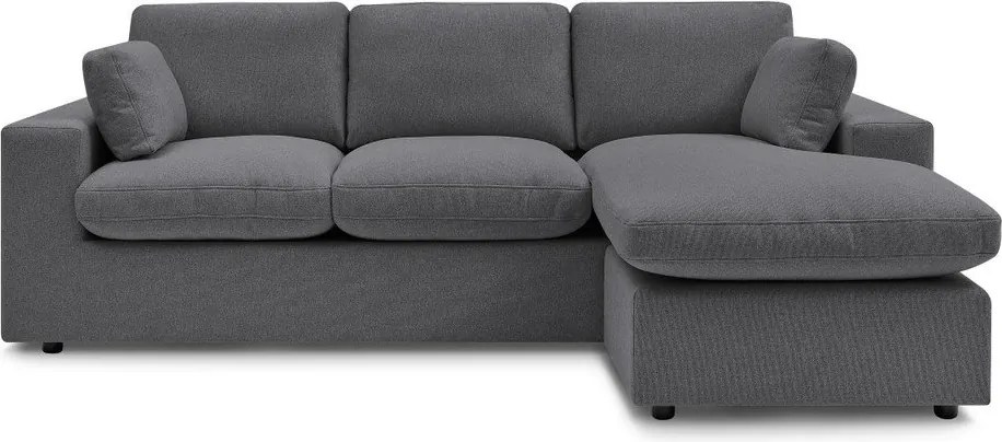 Тъмносив ъглов диван Belair – Bobochic Paris