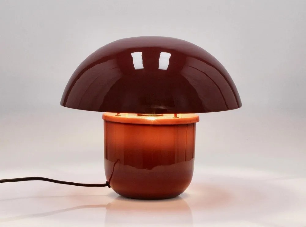 Бордо метална настолна лампа с метален абажур (височина 27 cm) Koppel – Bizzotto