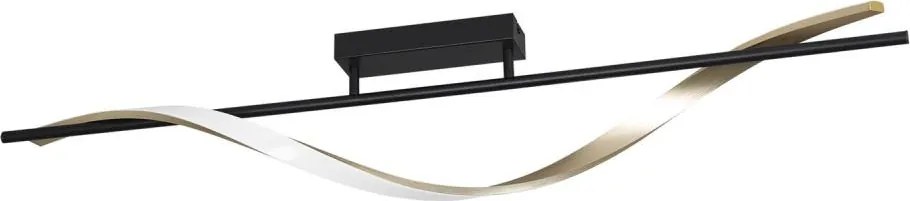 Eglo 902134-LED Таванно осветително тяло CONAPRATO LED/20W/230V 2700/4000/6500K черно/златно