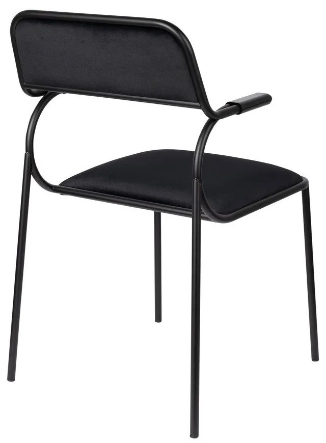 Черни трапезни столове в комплект от 2 броя Alba - Zuiver