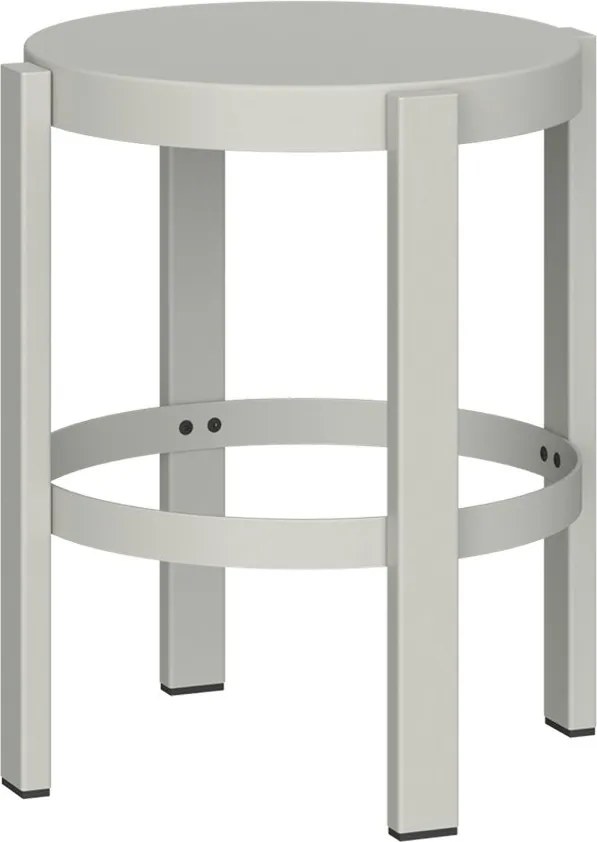 Светлосив стоманен стол Doon – noo.ma